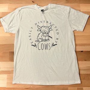 Easily Distracted By Cows T-Shirt
